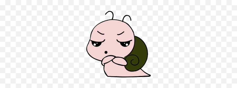 Siro Snail - Cartoon Emoji,Snail Emoji