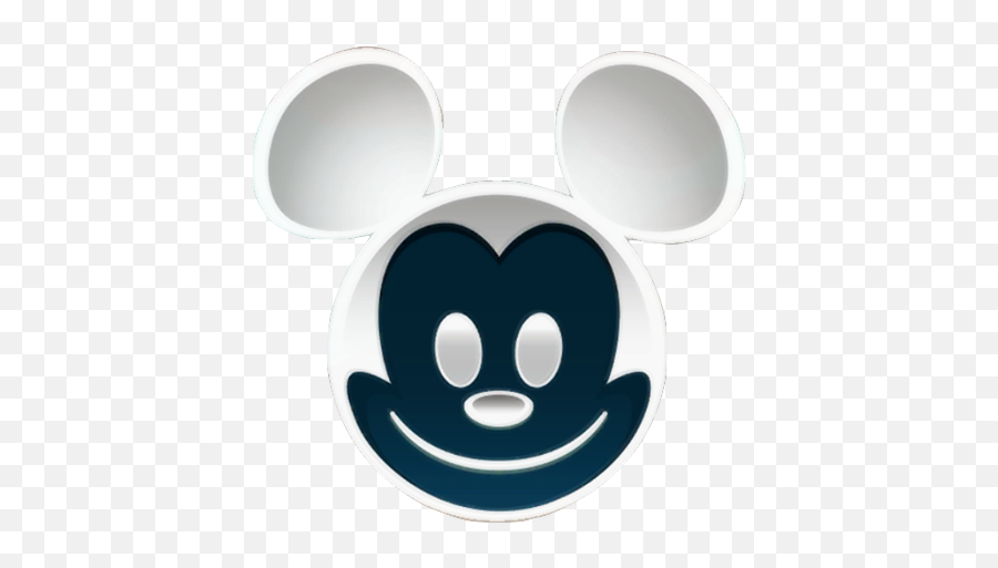 Photo Negative Mickey Emoji - Circle,Negative Emoji
