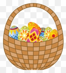Easter Egg Basket Png Files - Basket Clipart Png Emoji,Easter Basket Emoji