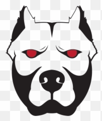 Pitbull Dog Head Transparent Png - Pitbull Dog Face Silhouette Emoji,Pitbull Emoji