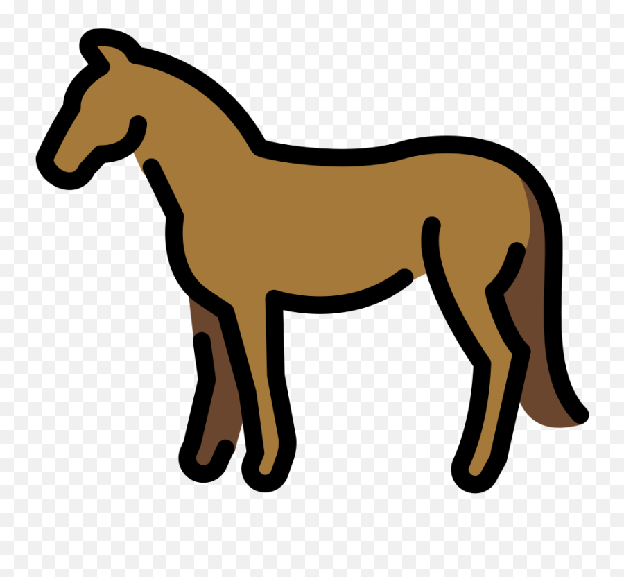 Openmoji - Mane Emoji,Horse Emoji