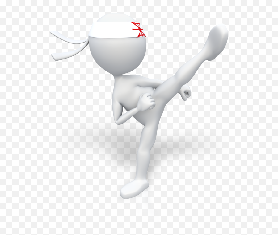 Stickfiguremartialartistkick800clrpng 800700 - Stick Figure Kicking Emoji,Cartwheel Emoji
