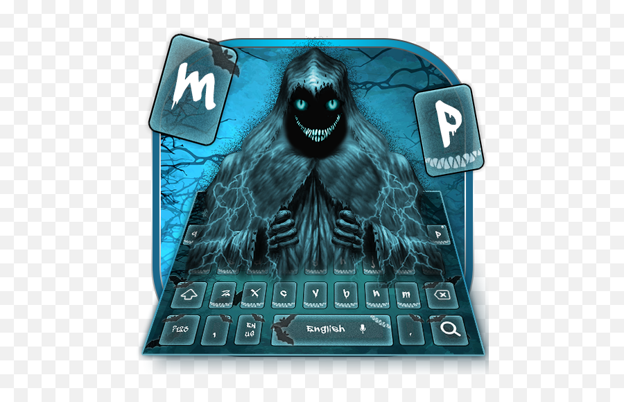 Creepy Devil Smile Keyboard - Gadget Emoji,Creepy Smile Emoji