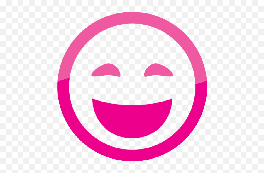 Web 2 Deep Pink Lol Icon - Smiley Emoji,Lol Emoticon