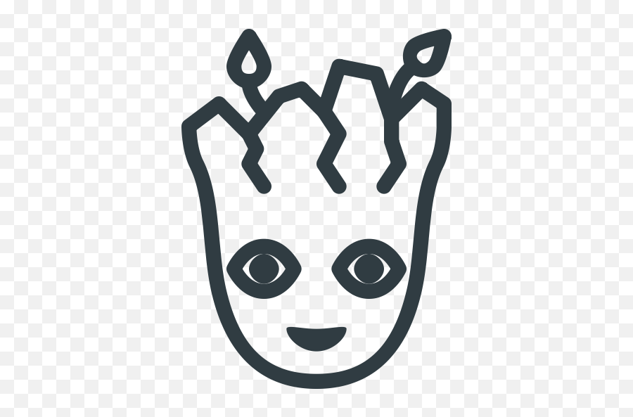 Groot Icon Images - Guardians Of The Galaxy Icon Emoji,Groot Emoji