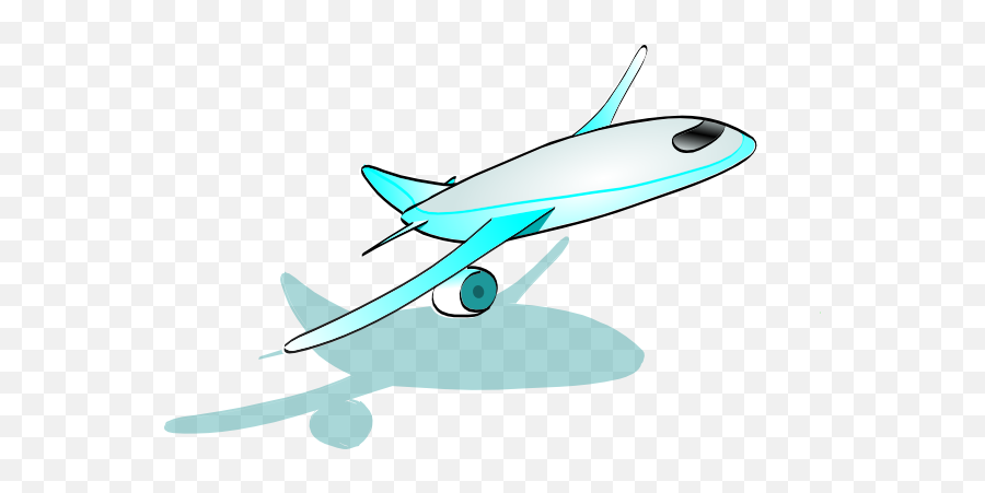 Plane Taking Off Clip Art At Clkercom - Vector Clip Art Transparent Background Airplane Clipart Emoji,Airplane Emoticon