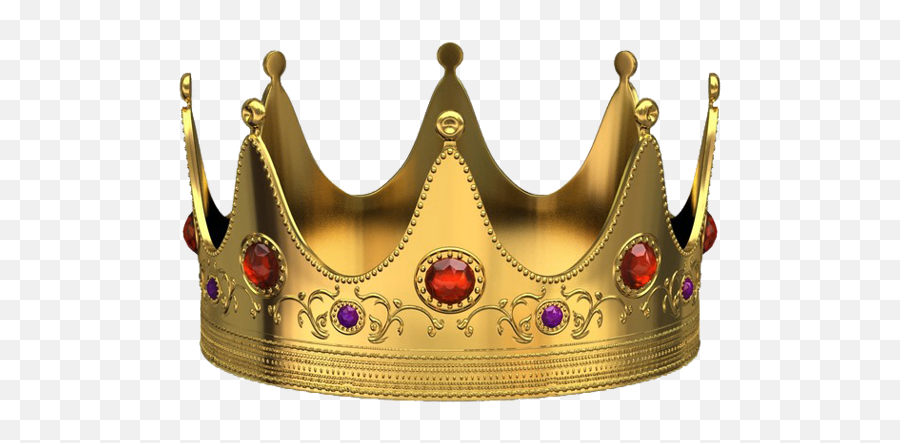 Golden Crown With Red Diamonds Png Picture Crown Png Red - Krallk Tac Emoji,Kings Crown Emoji