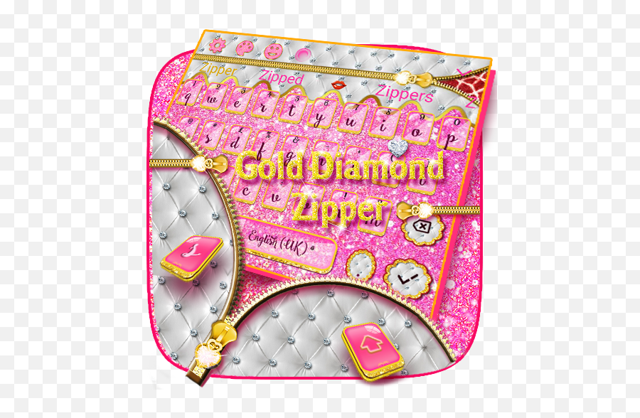 Diamond Zipper Keyboard Emoji,Zipped Emoji
