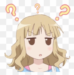 x - Paranormal Thread 19489913 Confused Anime Girl Transparent Emoji