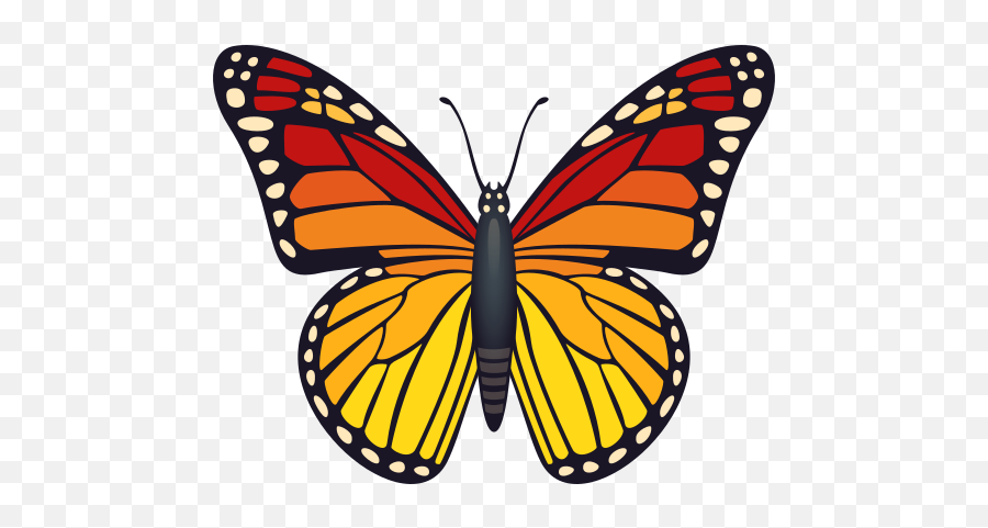 Emoji Butterfly To Copy Paste - Mariposa Monarca Para Bordar,Butterfly ...