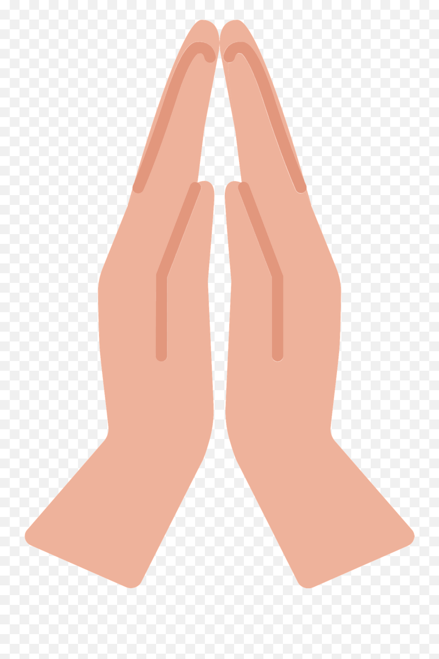 Praying Hands Clipart Free Download Transparent Png - Manos Orando Dibujo Animado Emoji,Namaste Emoji
