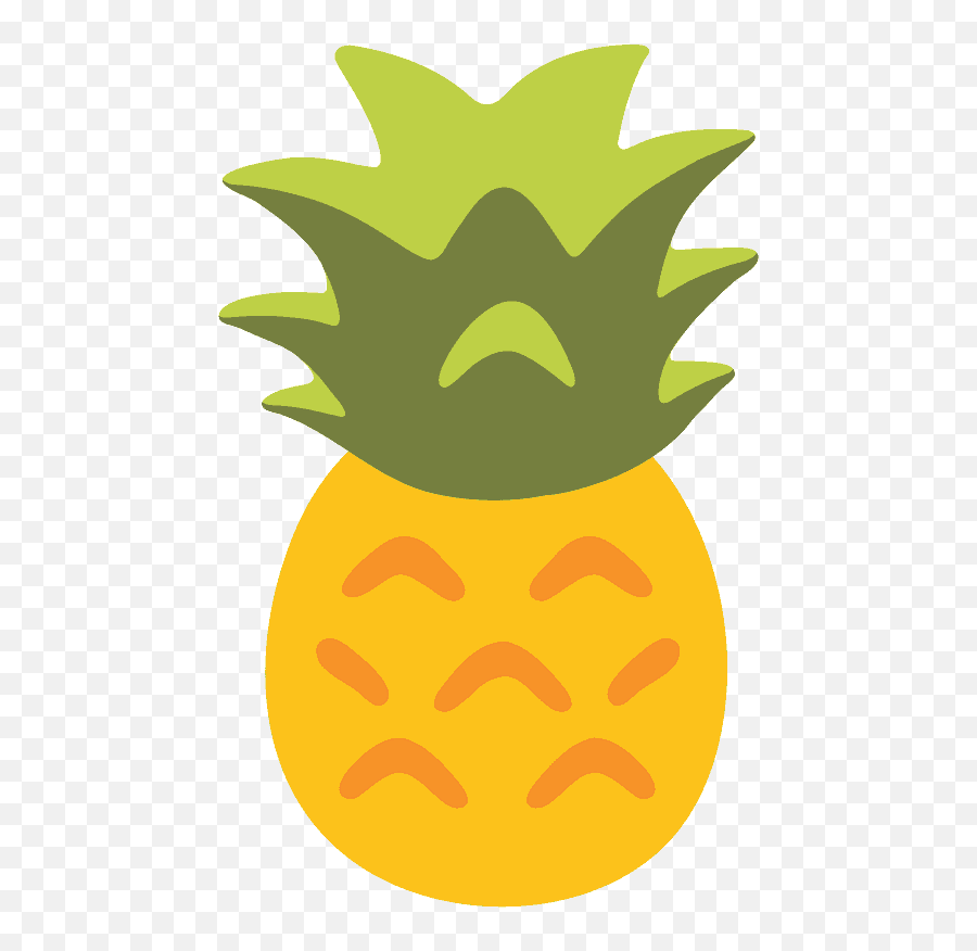 Pineapple Emoji Clipart - Emoji Ananas Jpg,Fruit Emojis