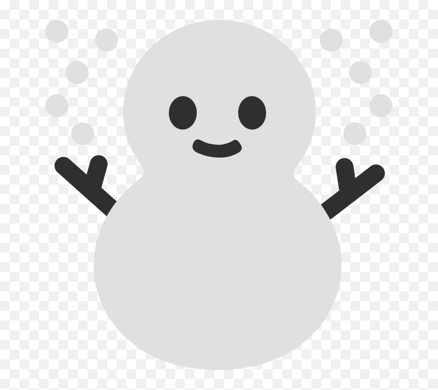 File - Emoji U2603 Svg Google Snowman Emoji Clipart Android Snowman Emoji,Emoji Google