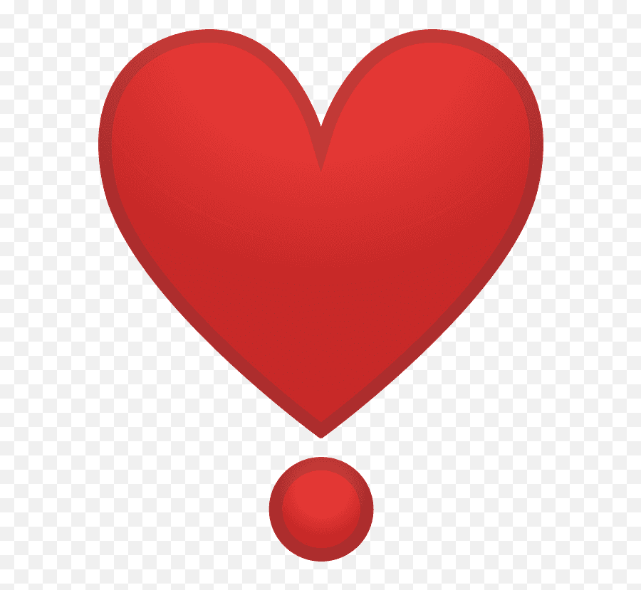 Exclamación De Corazón Clipart Dibujos Animados Descargar - Emoji,Emoji De Corazon