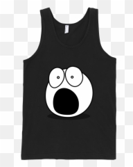 Emoji - Sleeveless Shirt,Screaming Emoji