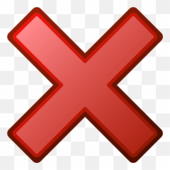 Download HD Cross Sign Transparent Background - Clipart Tick Emoji