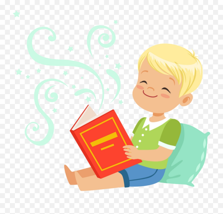 Kid Kids Read Reading Book Sticker - Picsart Kids Reading Emoji,Emoji Reading A Book