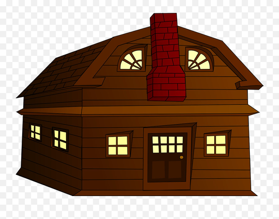Free Hut House Illustrations - House In Png Cartoon Emoji,Ladder Emoji