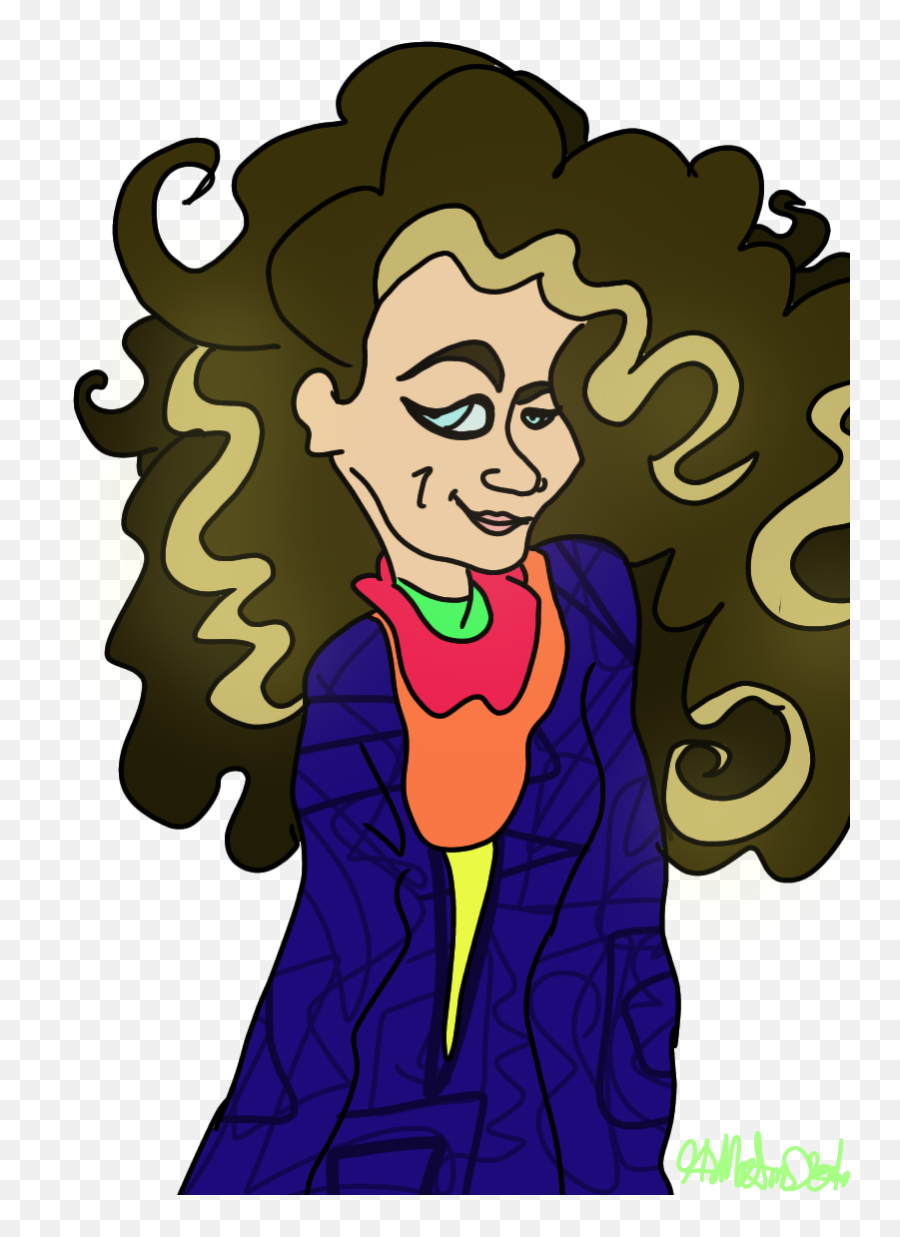 Hollipolliyozza Me And My Curly Hair - Cartoon Emoji,Curly Hair Emoji