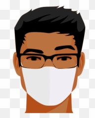 Man In A Mask - Man With Face Mask Png Emoji,Bear Emoticon