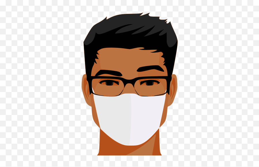Man In A Mask - Man With Face Mask Png Emoji,Bear Emoticon