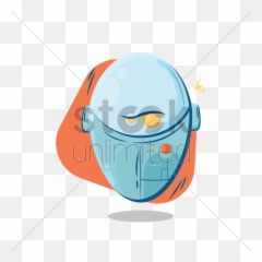 Cartoon Robot Feeling Suspicious Vector - Cartoon Emoji,Robot Emoticon