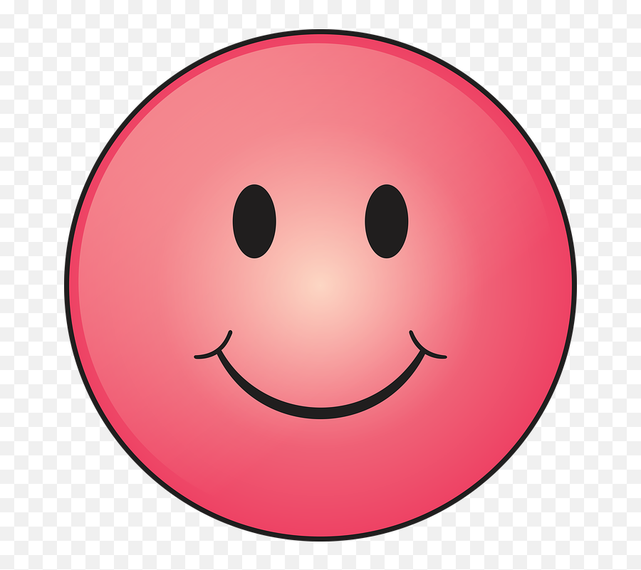 Smiley Pink - Mt Ci Màu Hng Emoji,Witch Emoticon