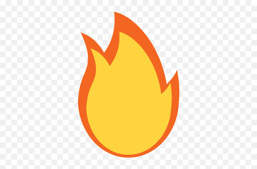Fire Emoji For Facebook Email Sms - Fire Emoji With No Background,Heat Emoji