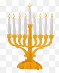 Menorah Pop Up Card - Hanukkah Emoji,Hanukkah Emoji