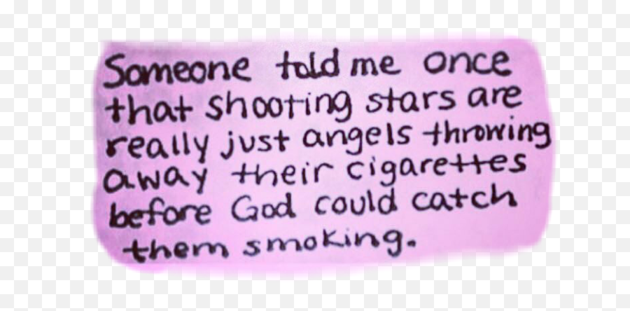 Shootingstars Angels Angel God Cigarette - Handwriting Emoji,Throwing Stars Emoji