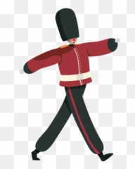 Character British Royal Guard March - Illustration Emoji