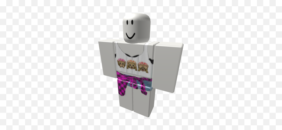 Monkey Emoji Tumblr Outfit - Roblox Black Pants,Emoji Pictures Tumblr