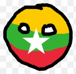 Burmaball - Countryball Myanmar Emoji,Eye Emoticon