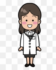 Transparent Female Doctor Clipart - Art Emoji