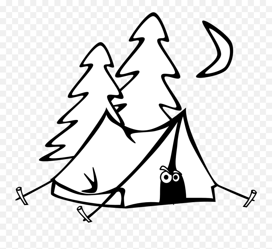 Camping Tent Eyes - Tent Clip Art Black And White Emoji,Tent Emoji