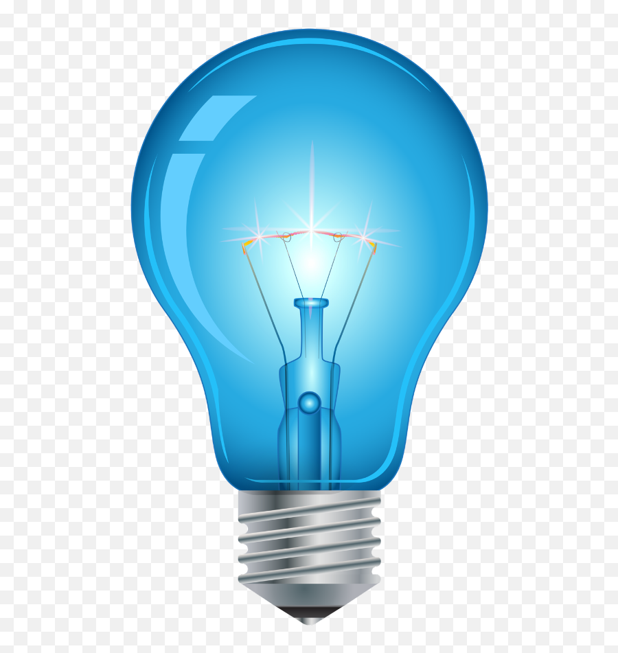 Lamp Light Lightbulb Blue Freetoedit - Light Bulb Blue Png Emoji,Lamp Emoji