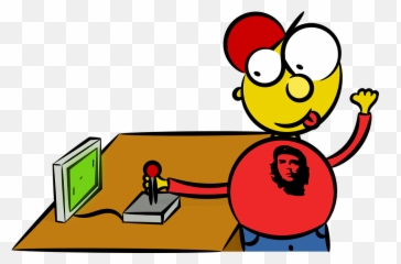 Player Video Game Boy - Cartoon Playing Games Png Emoji