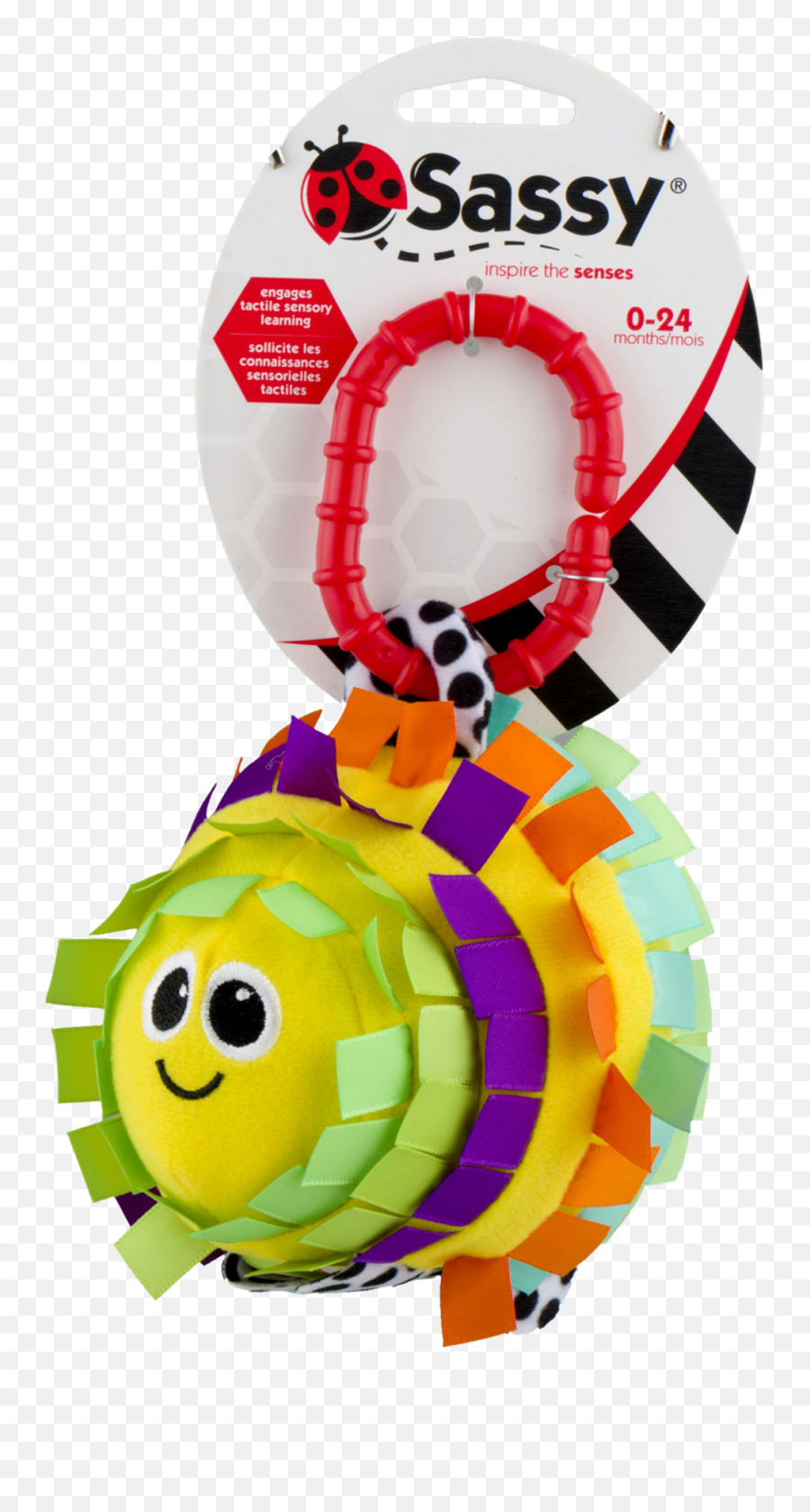 Sassy Ribbon Rascal Attachable 0 - 24 Months 10 Ct Baby Toys Emoji,Sassy Emoticon