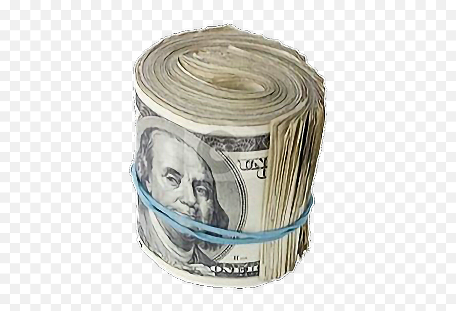 Money 100 Cash Dollar Rick Freetoedit - Roll A Stack Of Money Emoji,Emoji Dollar Sign 100
