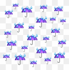 Emoji Background Paraguas Rain Lluvia Blue Azul Umbrell -