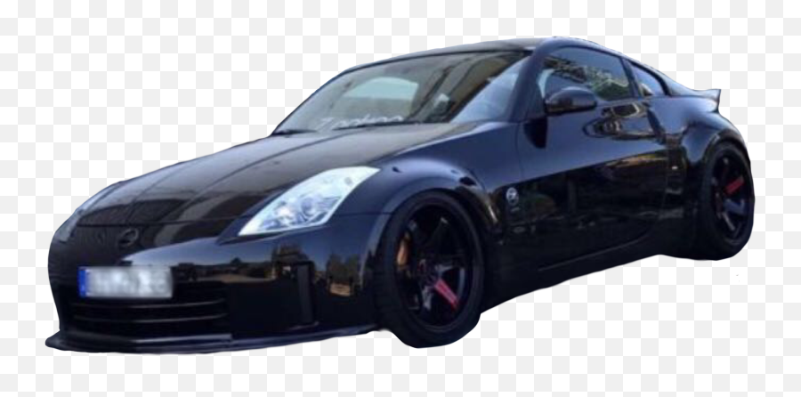 Car Sticker Nissan Black Cars Auto Freetoedit - Nissan 350z Emoji,Emoji Car Stickers