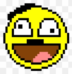 Lol Face - Minecraft Pixel Art Templates Emoji,Lol Emoticon