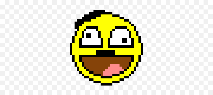Lol Face - Minecraft Pixel Art Templates Emoji,Lol Emoticon
