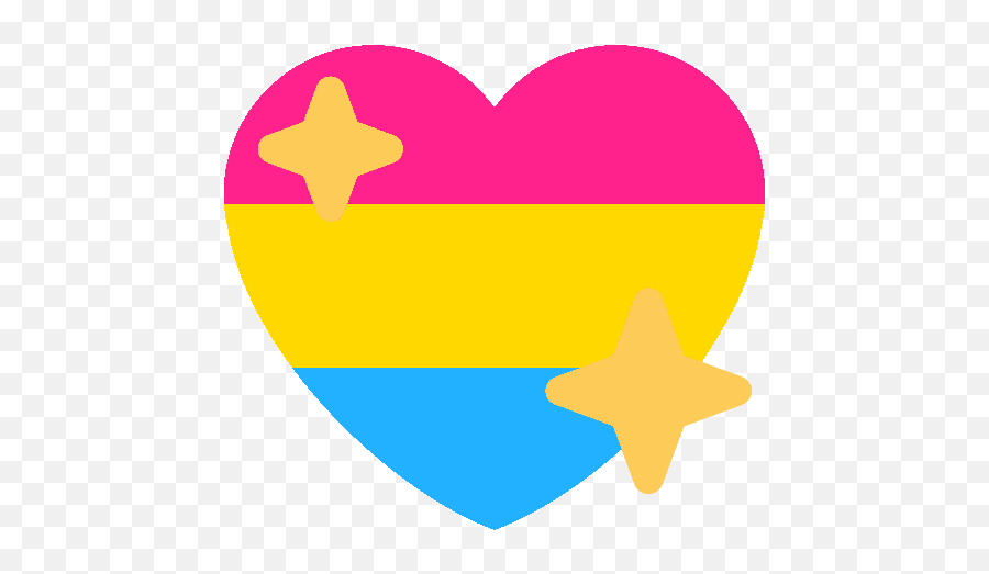 Hey - Pan Heart Emoji Transparent,Emoji Pride Flag