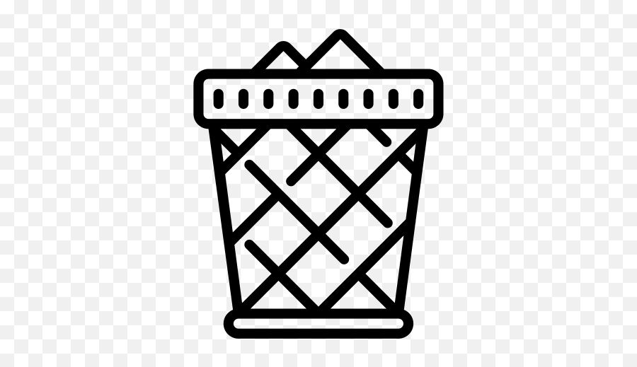 Full Trash Icon - Basketball Target Icon Emoji,Trash Emoji