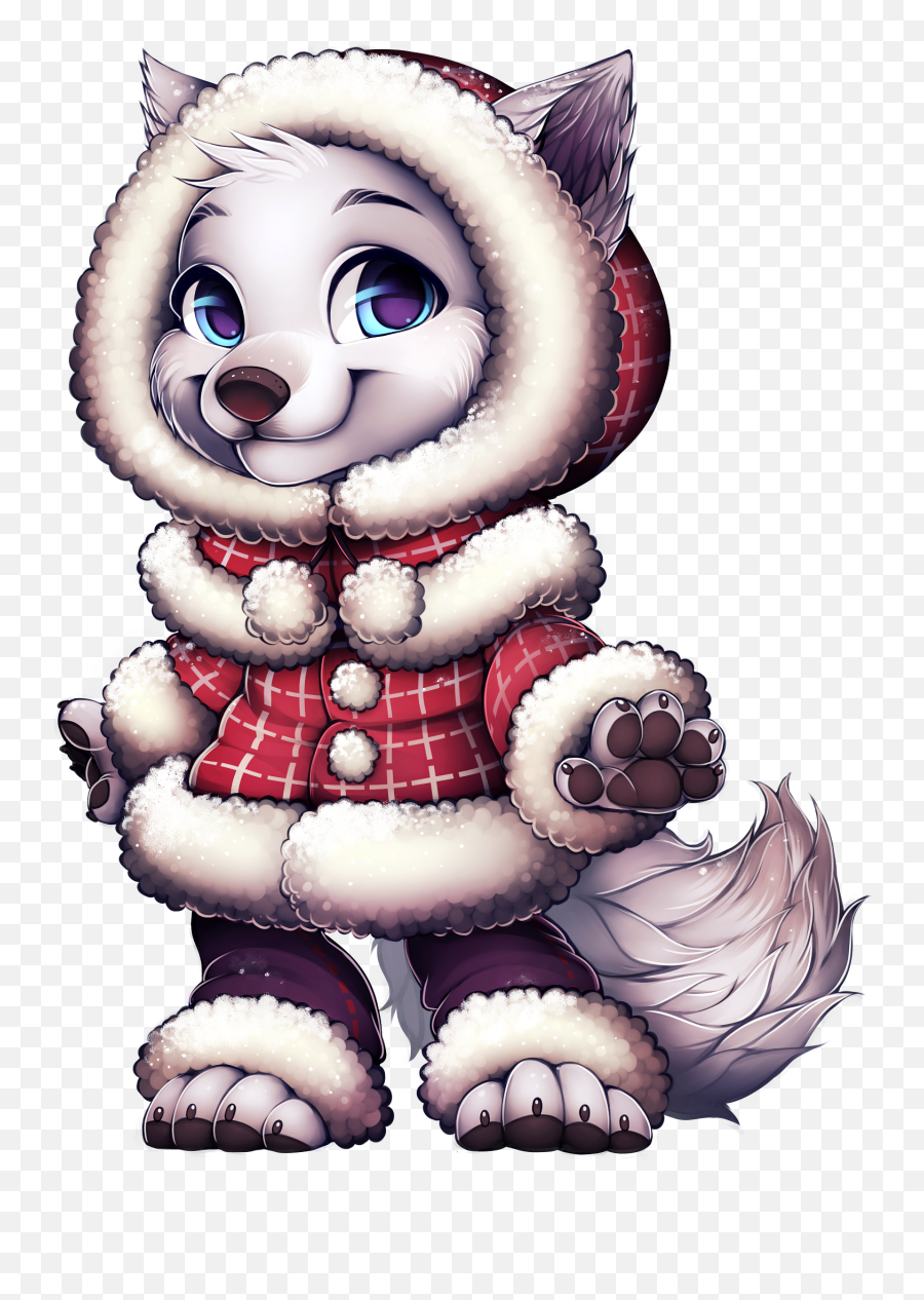 Download Fluffy Costume Furvilla Png Download - Furvilla Winter Coats Chibi Emoji,Weasel Emoji