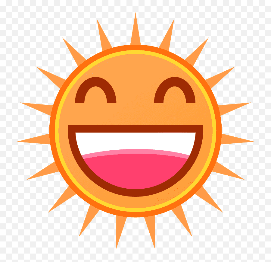 Sun With Face Emoji Clipart - Lord Krishna,Sunshine Emoji