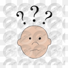Confused Picture for Classroom Therapy Use - Great Happy Emoji