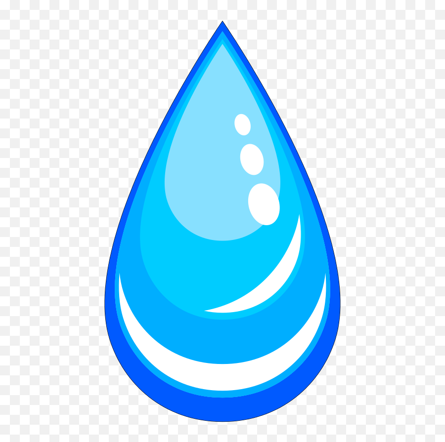 Water Droplet Clipart - Full Size Clipart 2989742 Vertical Emoji,Water Drops Emoji