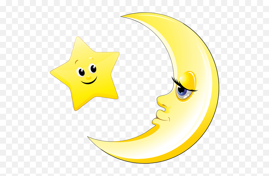 Bat Clipart Childrens Picture - Moon And Star Clip Art Emoji,Bat Emoticon
